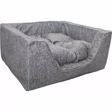 Snoozer Premium Square Micro Suede Square Dog Pillow Bolster Dog Beds