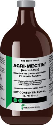 Image showing  Agri-Mectin 1 Percent Injection Livestock Dewormer
