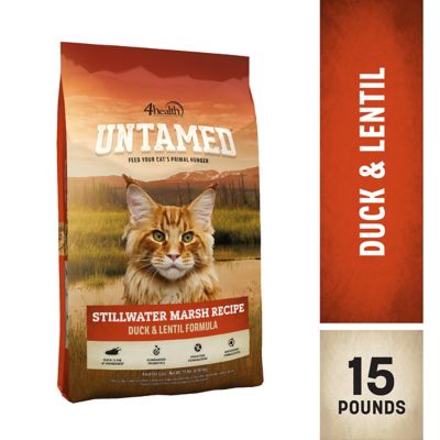 4health Untamed Stillwater Marsh All Life Stages Grain-Free Duck and Lentils Formula Dry Cat Food