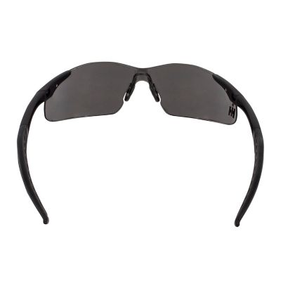 Image showing  Safety Glasses, Black Frame, Smoke Lens