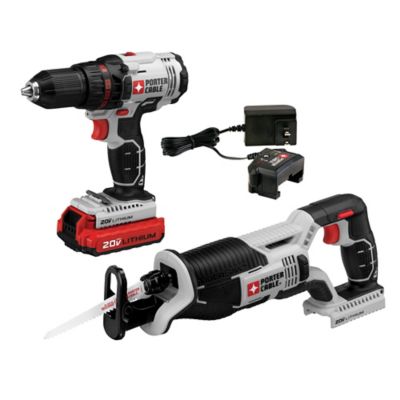 PORTER CABLE PCCK603L2 Cordless 12V Max Drill and Reciprocating