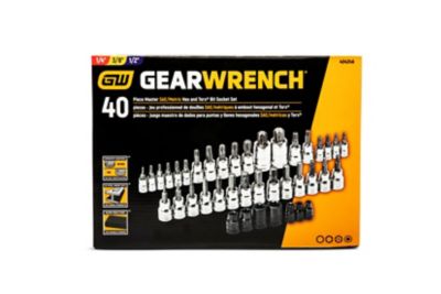Image showing 6 th GEARWRENCH 1/4 in. Drive Torx and Bit Socket Set, 40 pc.