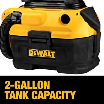Image showing 5 th DEWALT 2 gal. Cordless/Corded 20V MAX Wet/Dry Vacuum Cleaner