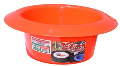 Tuff Stuff 16 qt. Round Tire Livestock Feeder