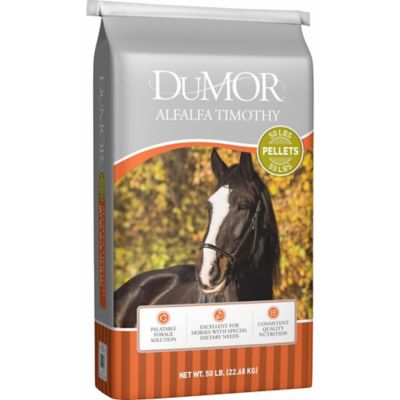 DuMOR Alfalfa/Timothy Hay Horse Feed Pellets, 50 lb. Price pending