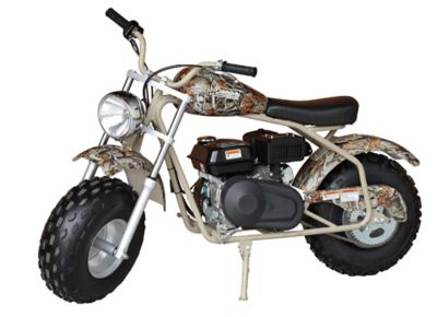 coleman powersports 196cc gas powered mini bike camo