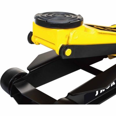 Image showing 5 th Torin 3-Ton Capacity JACKBOSS Professional Super-Duty Jack with Center Weighted Technology, Black/Yellow