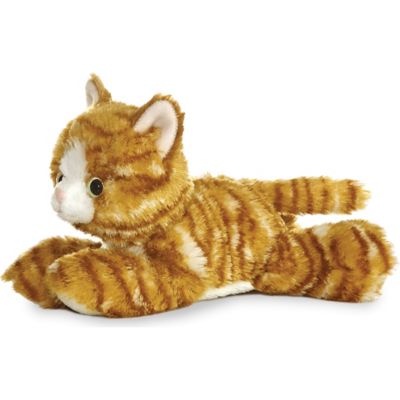 stuffed animal orange cat