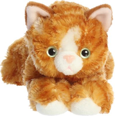 Image showing  Mini Flopsie Molly Orange Tabby Stuffed Animal, 8 in.