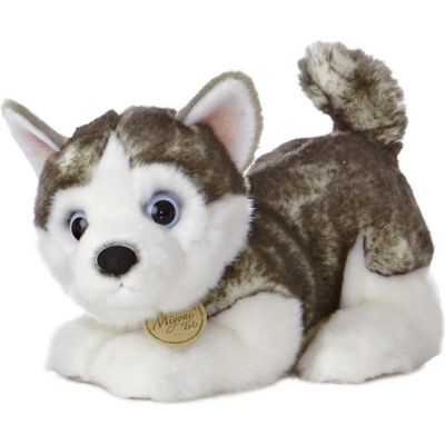 Aurora Miyoni Siberian Husky Pup Stuffed Toy, 10 in.