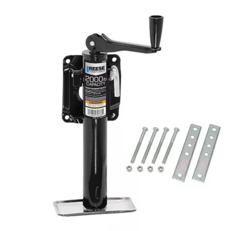 Reese Towpower 2 000 lb Capacity Bolt-On Jack Trailer Jacks