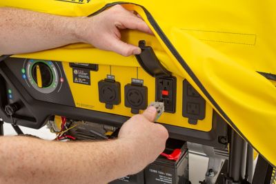 Image showing 8 th Champion Power Equipment Storm Shield Severe Weather Portable Generator Cover for 4000 to 12,500 Starting Watt Generators