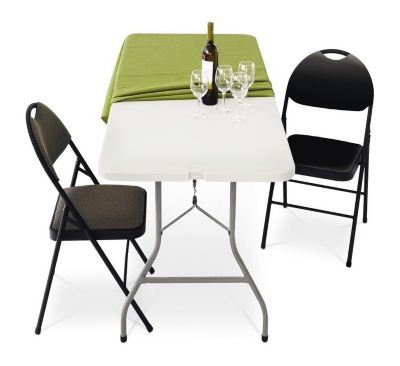 Image showing  6 ft. Bi-Fold Blow-Molded Plastic Table