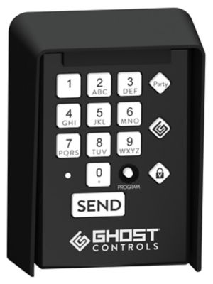 Ghost Controls Premium Wireless Gate Keypad, 20 PIN Codes