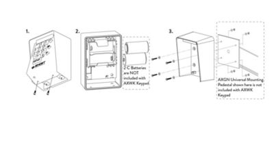 Image showing  Premium Wireless Gate Keypad, 20 PIN Codes