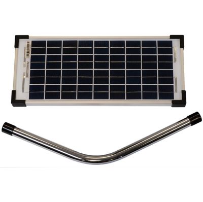 Image showing  10W Monocrystalline Solar Panel Kit with Mounting Bracket