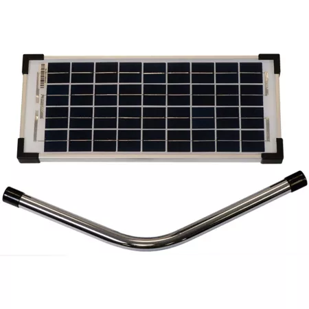 Ghost Controls 10W Monocrystalline Solar Panel Kit with Mounting Bracket Gate Opener Accessories