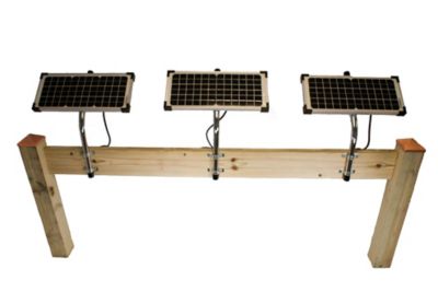 Image showing  10W Monocrystalline Solar Panel Kit with Mounting Bracket