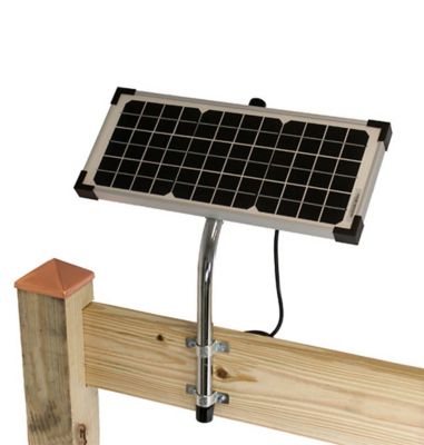 Image showing 5 th Ghost Controls 10W Monocrystalline Solar Panel Kit with Mounting Bracket