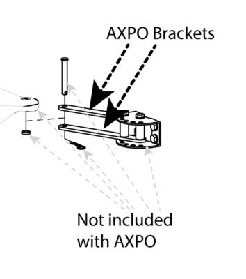Image showing  Push-to-Open Gate Bracket Kit