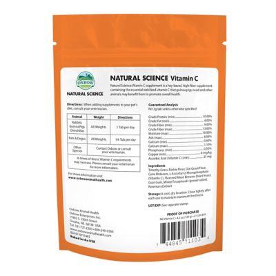 Image showing  Natural Science Vitamin C Chewable Supplement Tablets for Small Pets, 4.2 oz.