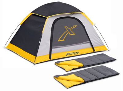 Xscape Designs Design Explorer 2-Person Dome Tent, with 2 Sleeping Bags, XKT200-A1