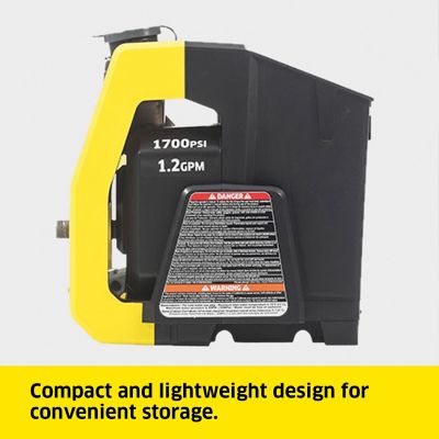 Image showing 6 th Karcher 1,700 PSI 1.2 GPM Electric Cold Water K1700 CUBE Pressure Washer, 16 x 13 x 11.5in.