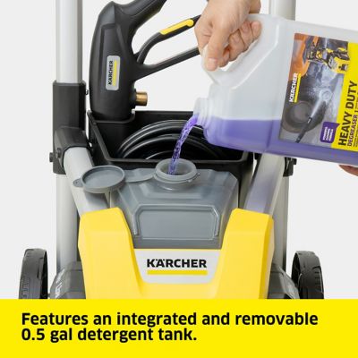 Image showing 5 th Karcher 1,700 PSI 1.2 GPM Electric Cold Water K1700 Pressure Washer, 20 ft. High Pressure Hose
