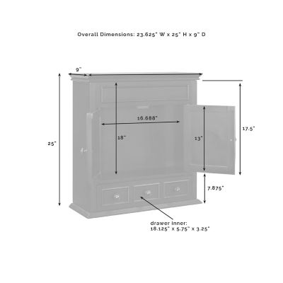 Image showing  Lydia Wall Cabinet, White