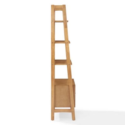 Image showing  3-Shelf Landon Small Etagere with Storage Drawer, Acorn