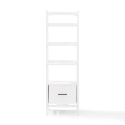 Image showing  3-Shelf Landon Small Etagere with Storage Drawer, Acorn