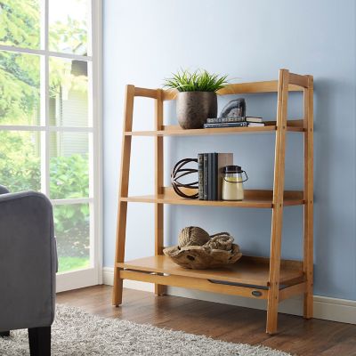 Crosley 3-Shelf Landon Bookcase, Acorn