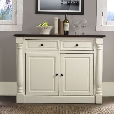 Image showing  3-Tier Shelby Buffet, White