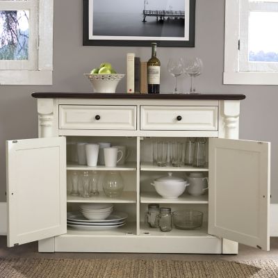 Image showing  3-Tier Shelby Buffet, White