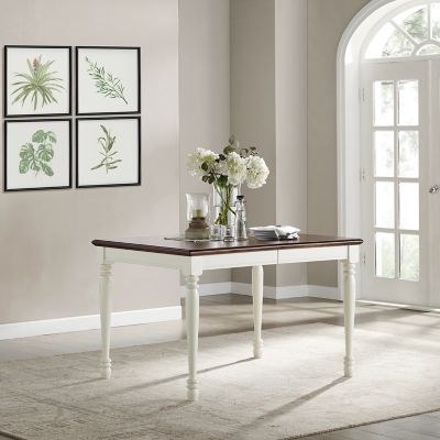 Image showing  Rectangular Shelby Dining Table for 6 People, White
