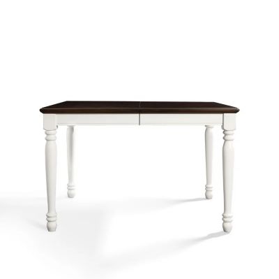 Image showing 5 th Crosley Rectangular Shelby Dining Table for 6 People, White