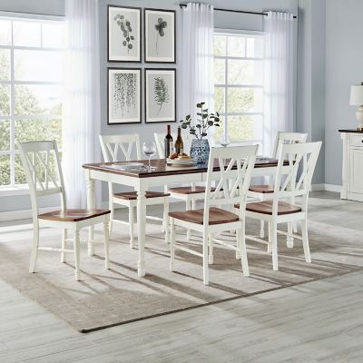 Image showing  Shelby 7 pc. Rectangular Dining Set for 6 People, White