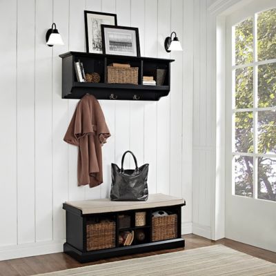 Crosley Brennan 2 pc. Entryway Bench Shelf and Bench