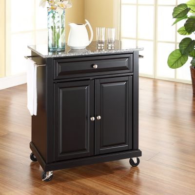 Crosley Compact Granite-Top Kitchen Cart