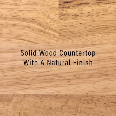 Image showing  3-Tier Alexandria Natural Wood-Top Kitchen Island, Natural