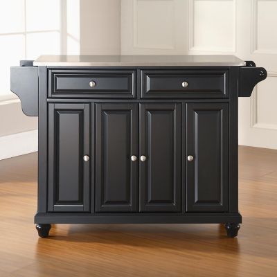 Crosley Cambridge Stainless Steel Top Kitchen Island