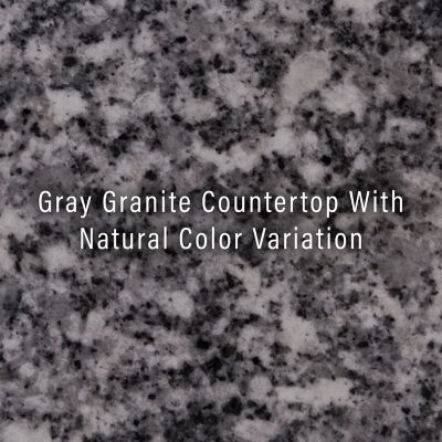 Image showing  3-Tier Cambridge Granite-Top Kitchen Island, Gray