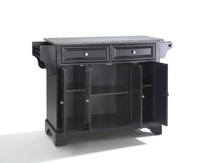 Image showing  3-Tier Lafayette Granite-Top Kitchen Island, Gray