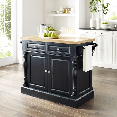 Crosley Oxford Butcher Block Kitchen Island