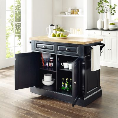 Image showing  3-Tier Oxford Butcher Block Kitchen Island