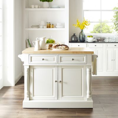 Image showing  3-Tier Oxford Butcher Block Kitchen Island