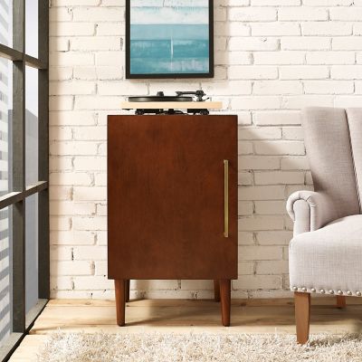 Image showing  Everett Mahogany Record Player Stand, 16 in. x 20.75 in. x 33.5 in.