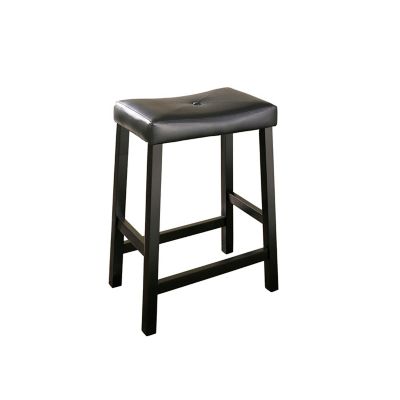 Image showing  Upholstered Saddle Seat Bar Stools, 24 in., 2-Pack