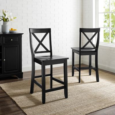 Crosley 24 in. X-Back Bar Stools, 2 pc.