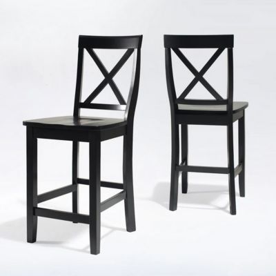 Image showing 5 th Crosley X-Back Bar Stools, 24 in., 2-Pack